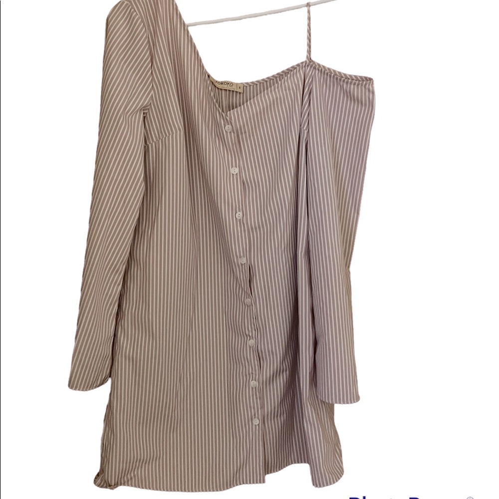 Rokoko cold shoulder button down shirt NWOT